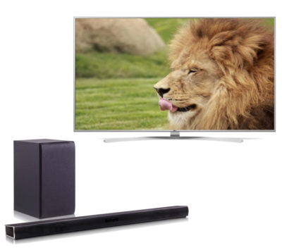 49 LG 49UH770V Smart 4K Ultra HD HDR LED TV & Wireless Sound Bar Bundle 49 LG 49UH770V Smart 4K Ultra HD HDR LED TV & Wireless Sound Bar Bundle